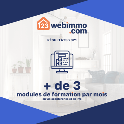 + de 3 modules de formation par mois en visioconférence
